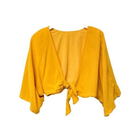 Rachel Pally Sunflower Reversible Tie Top - Picture 6 of 6